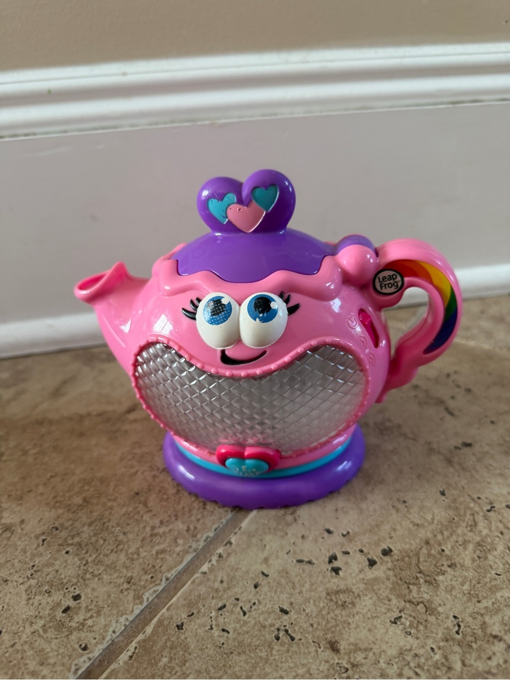 LeapFrog Pink & Purple Musical Teapot Toy Tea Time Girls Kids